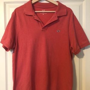 Vineyard Vines Slim Fit Coral Polo.